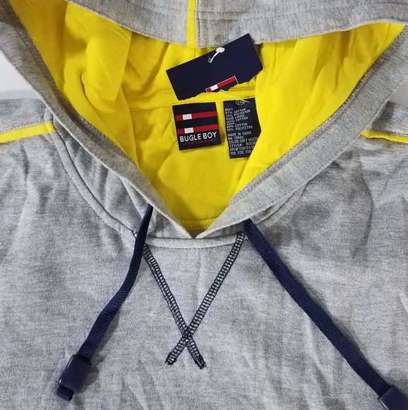 Vintage Bugle Boy Jean Company Sleeveless Hoodie - Picture 4 of 5